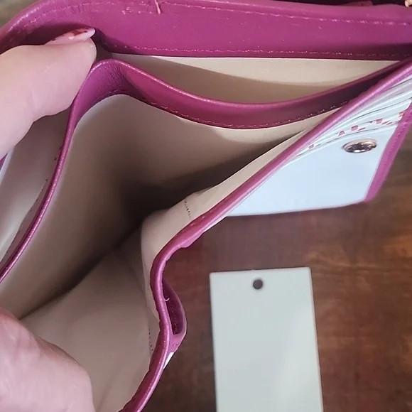 Radley London Pink Leather Scottish Dog Phone Call Me Wallet NWT Zip Snap - Picture 11 of 14